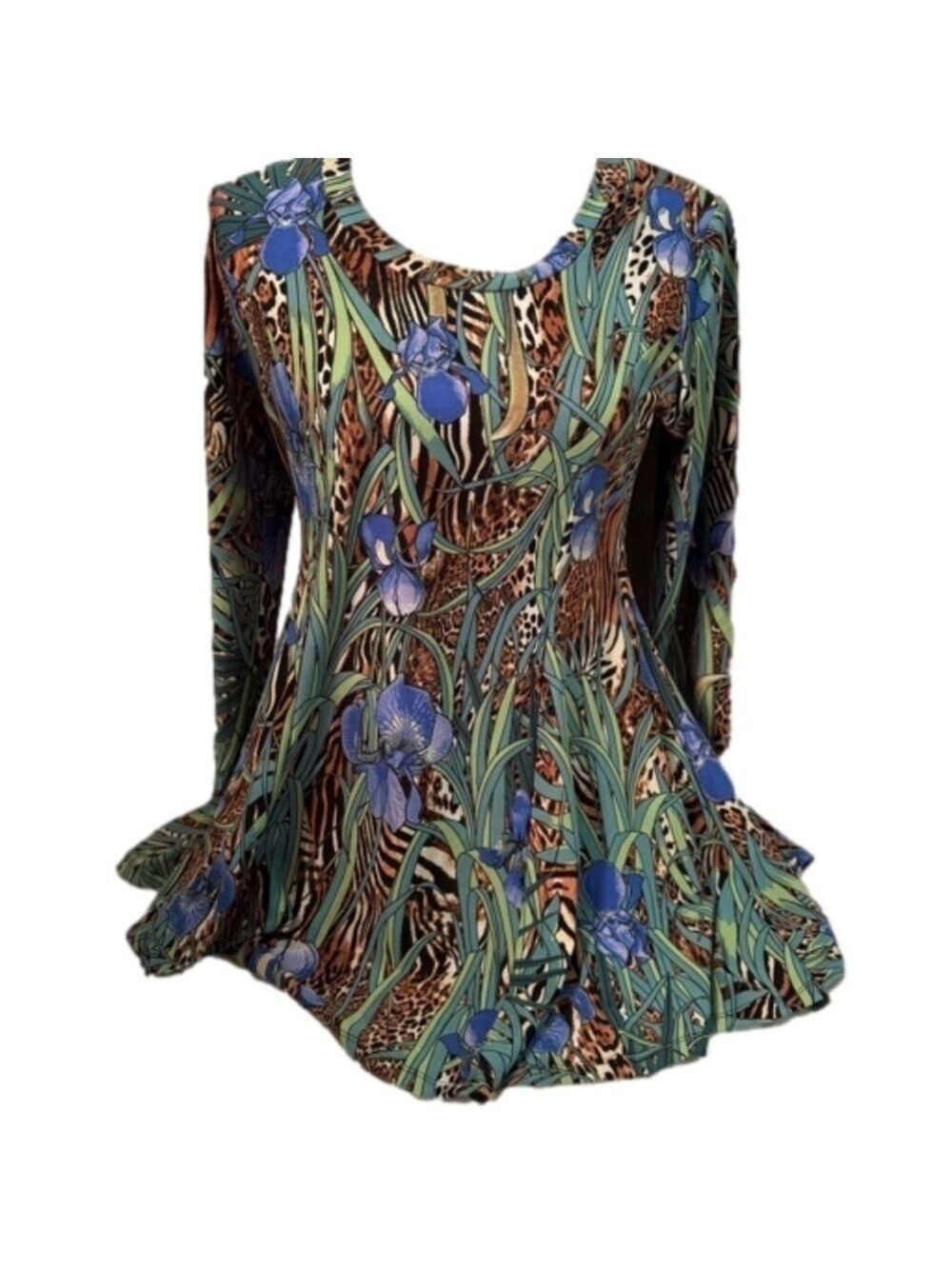 Attitudes by Renee Como Jersey Printed Godet Tunic w/ Pockets. New.
Size XS. - Picture 13 of 14